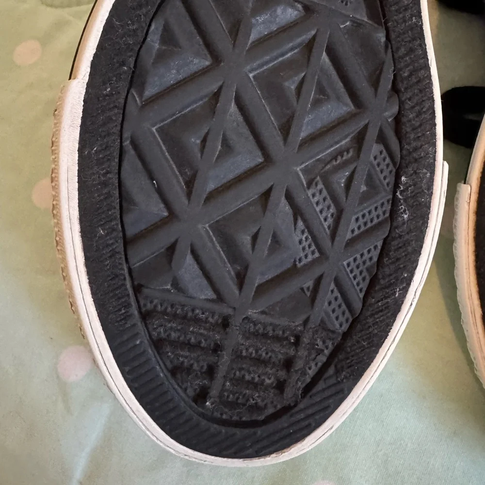 Converse Kids Purple and Black Sneakers size 12